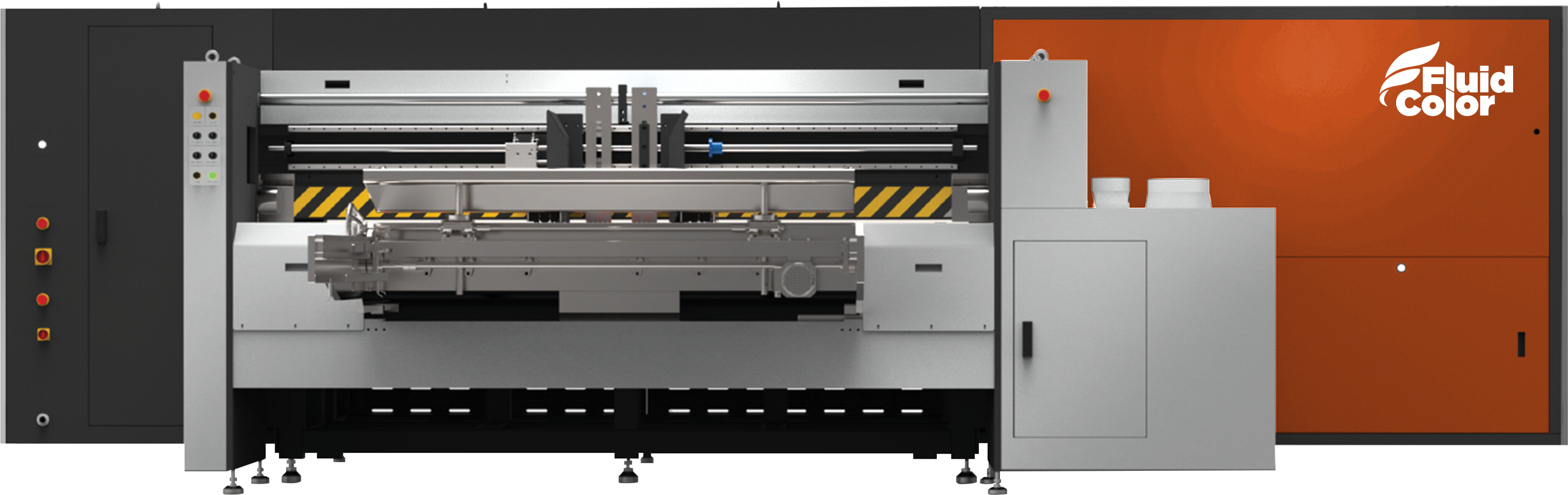 Fluid Color Kora single pass UV inkjet printer for corrugated signage