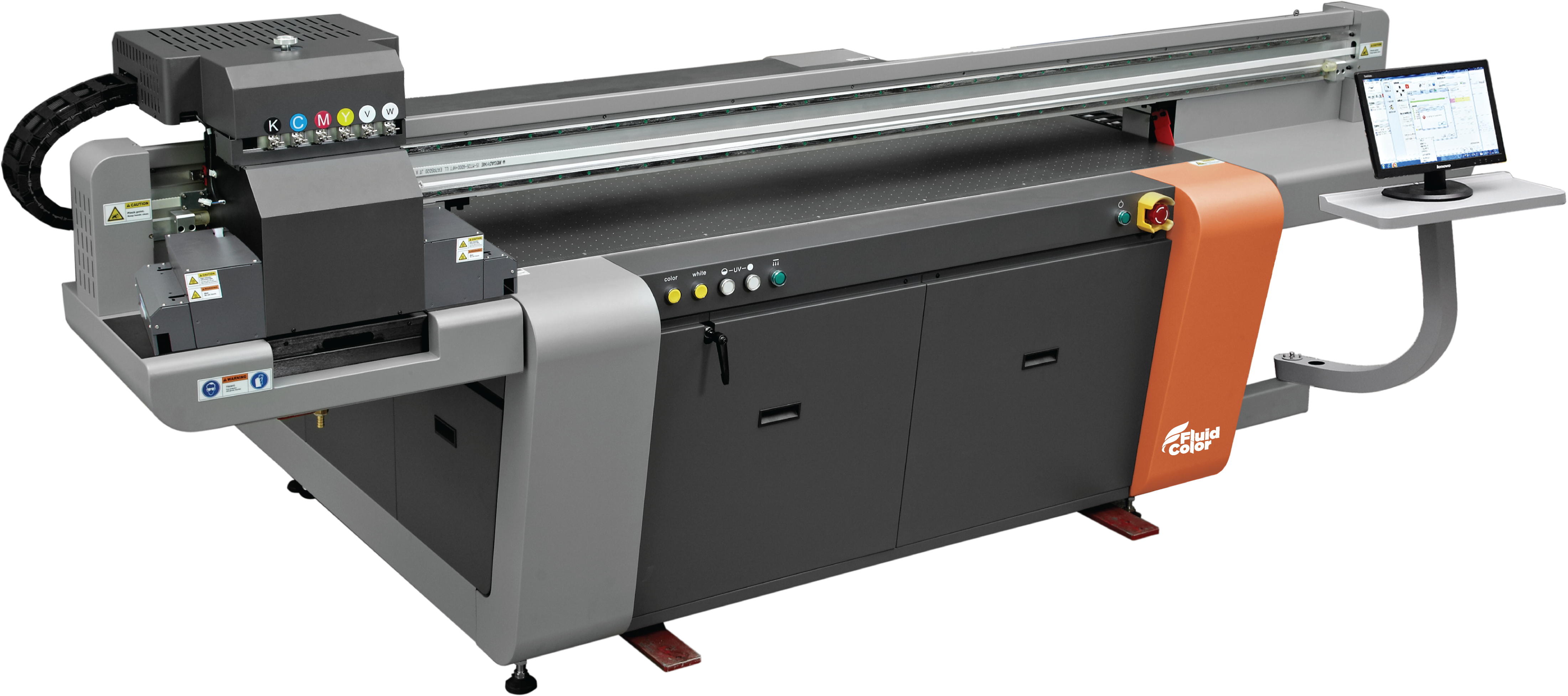 Fluid Color RF53 Ricoh Gen6 LED UV flatbed printer